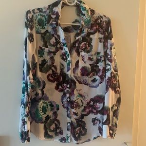 Floral Portofino style shirt